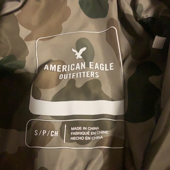 American eagle camouflage jacket / windbreaker - Picture 5 of 6